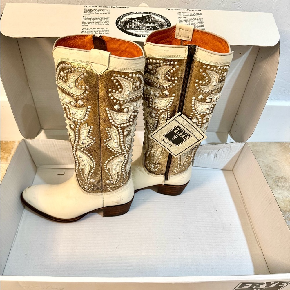 Frye Deborah Deco Tall boots.